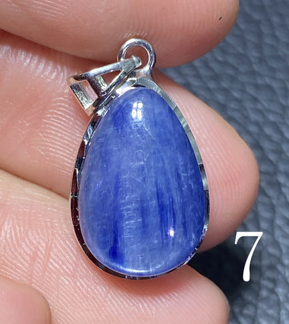 Kyanite,AAAA+ Natural Authentic Kyanite Silver Necklace,Gemstone Pendant,Handmade Jewelry,Women Jewelry,Necklace For Gift ET345