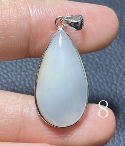 Rabbit Hair Pendant,AAAA Natural Authentic Bule Rutilated Quartz 925 Silver Pendant,Crystal Pendant,Men's Jewelry,Women's Jewelry ET057