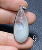 Rabbit Hair Pendant,AAAA Natural Authentic Bule Rutilated Quartz 925 Silver Pendant,Crystal Pendant,Men's Jewelry,Women's Jewelry ET057